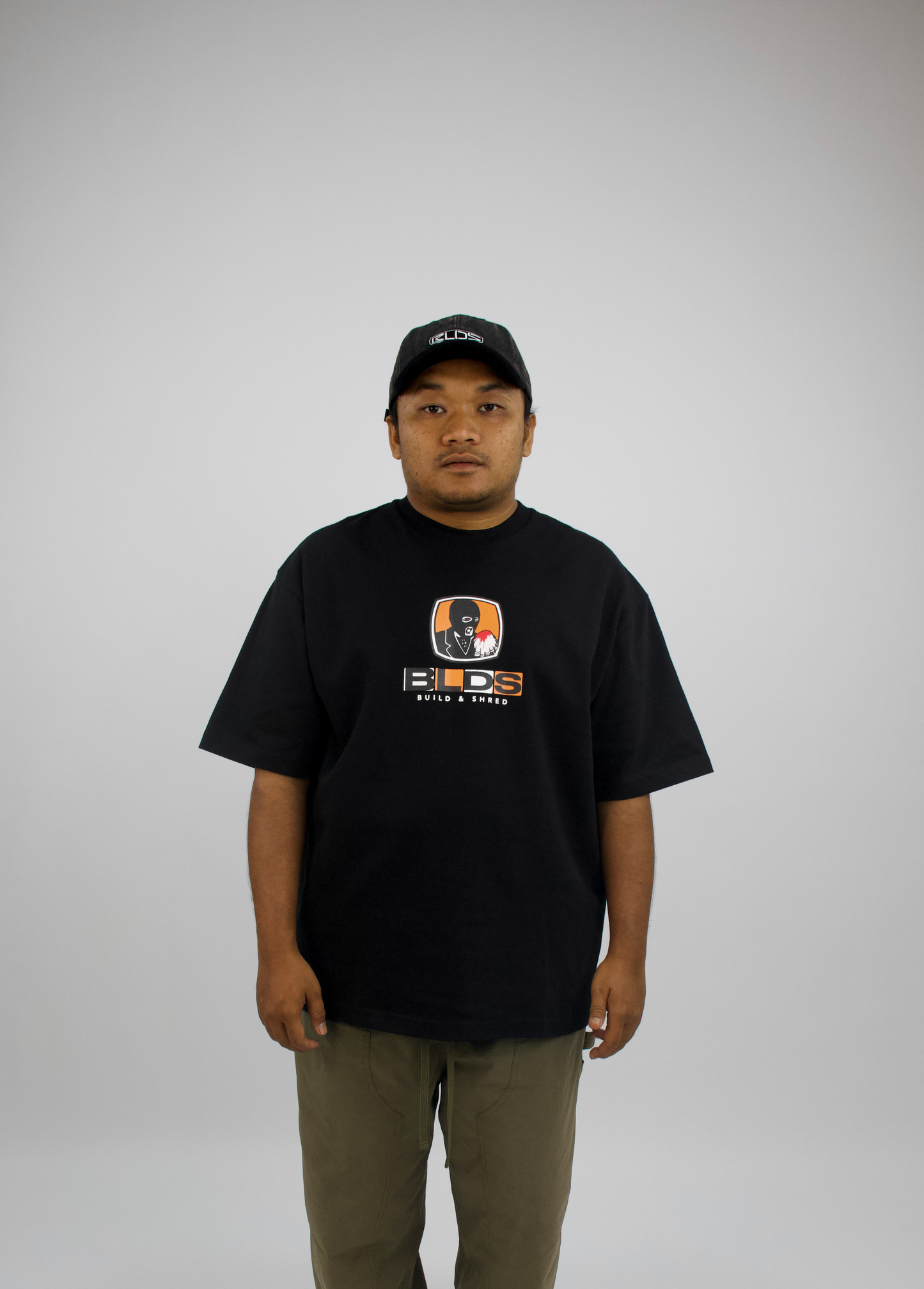 COUGHED UP TEE BLACK